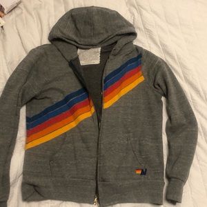 AVIATOR NATION ZIP UP HOODIE